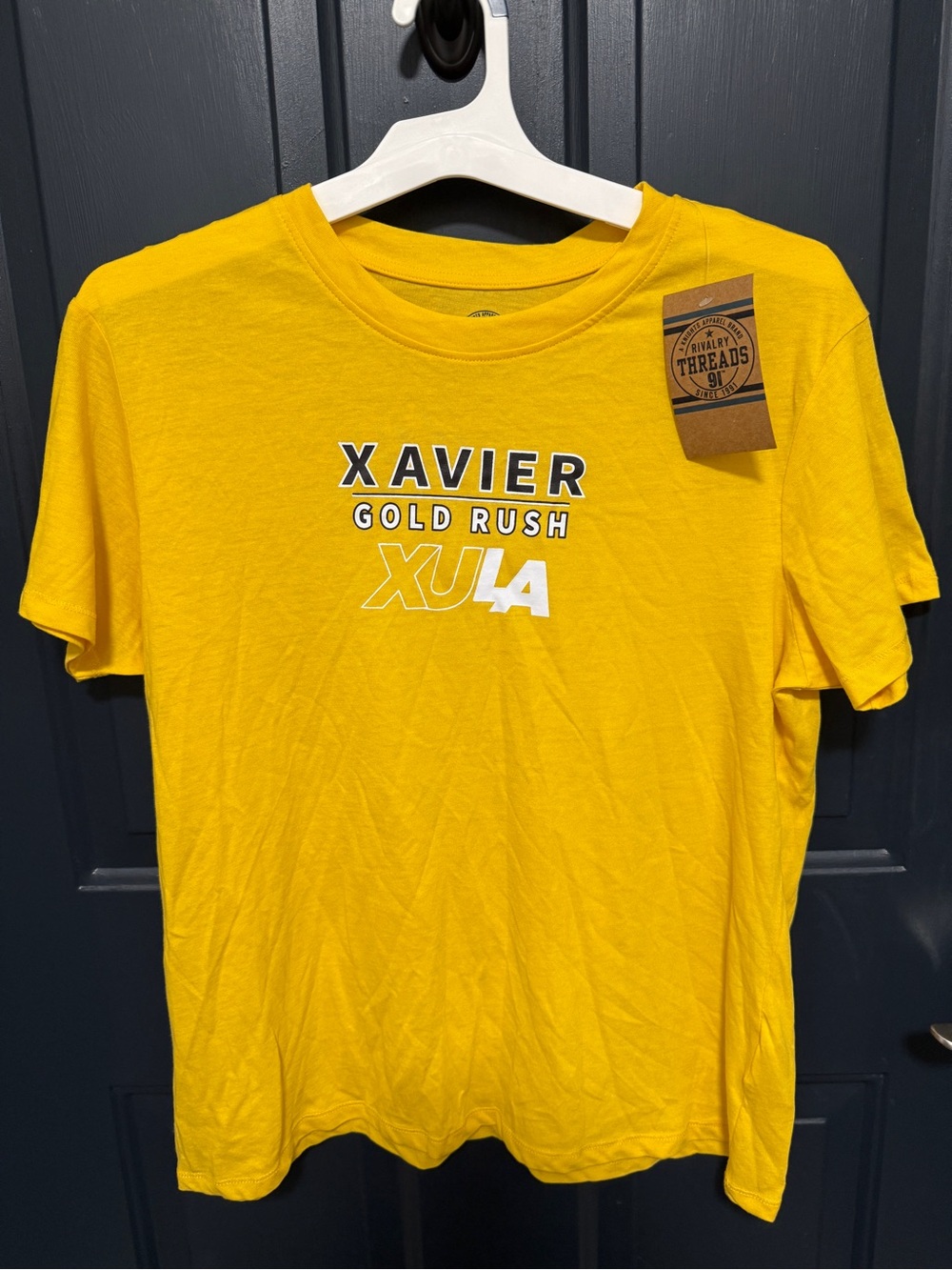 Rivalry Threads Xavier Gold Rush Yellow Short-Sleeve Tee